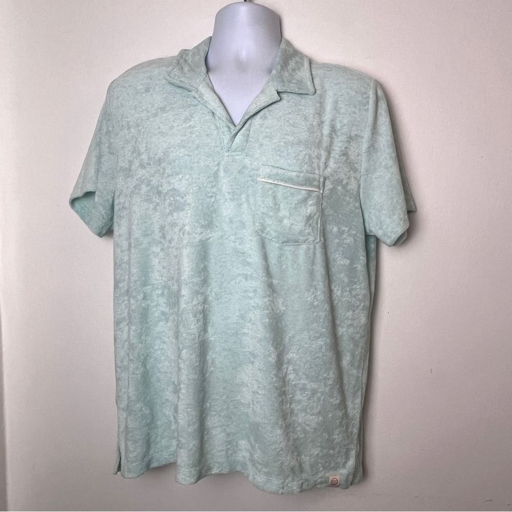 Marine Layer Mint Polo Shirt